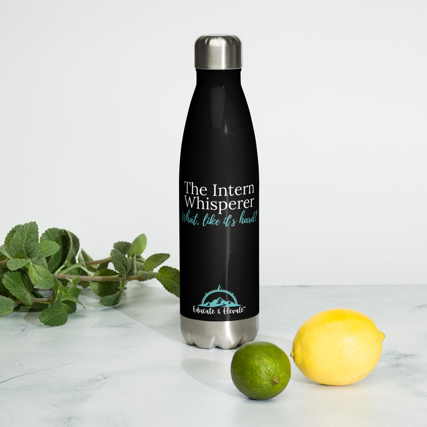 The Intern Whisperer Stainless Steel Water Bottle