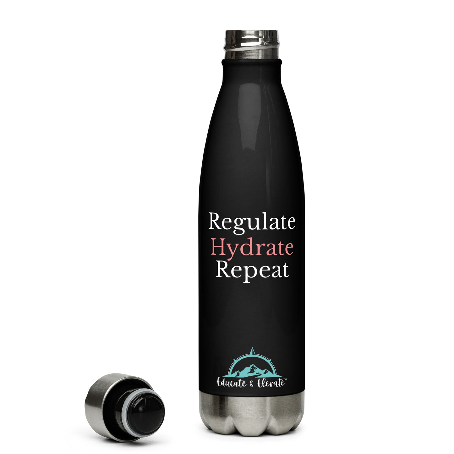 Regulate Hydrate Repeat Stainless Steel Water Bottle