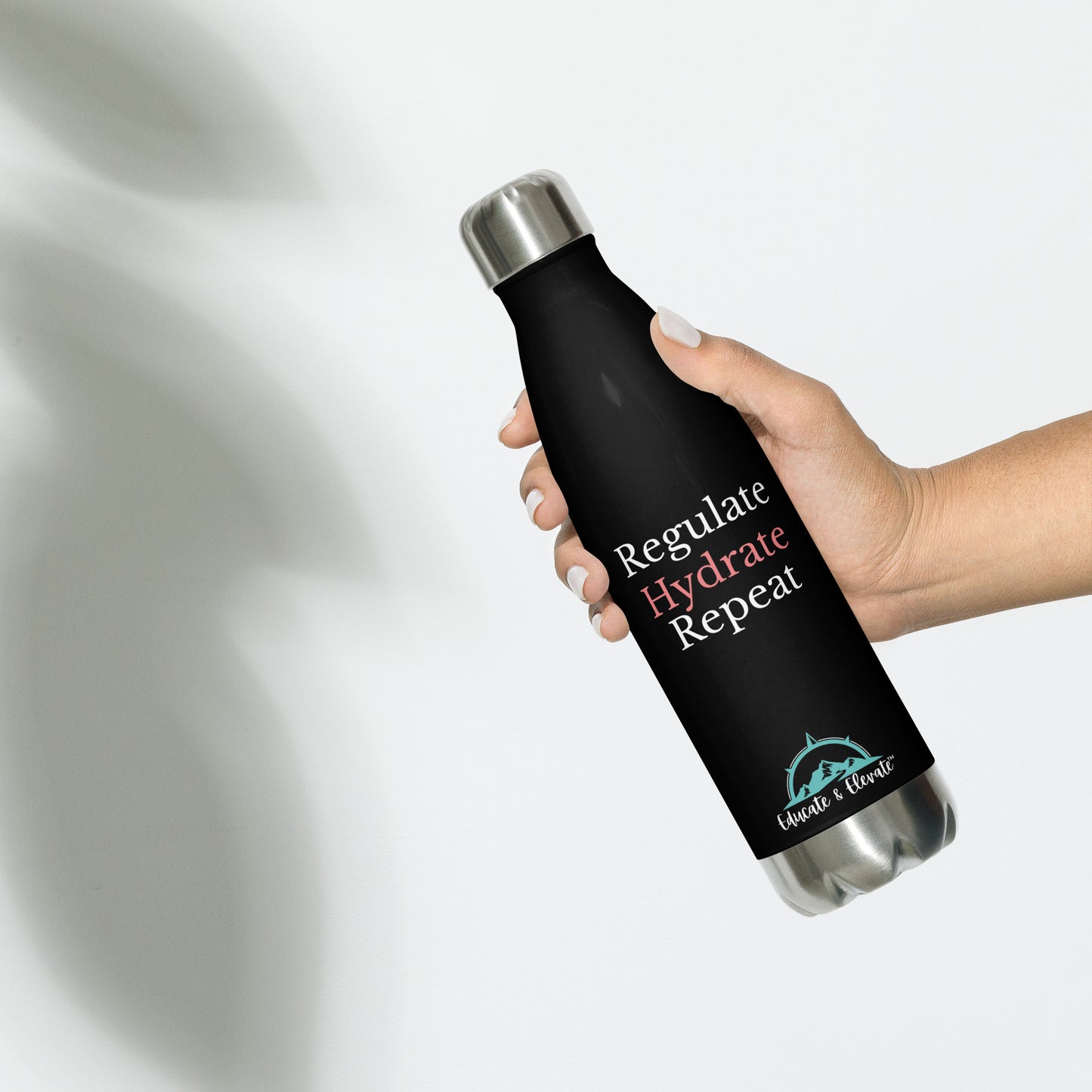 Regulate Hydrate Repeat Stainless Steel Water Bottle