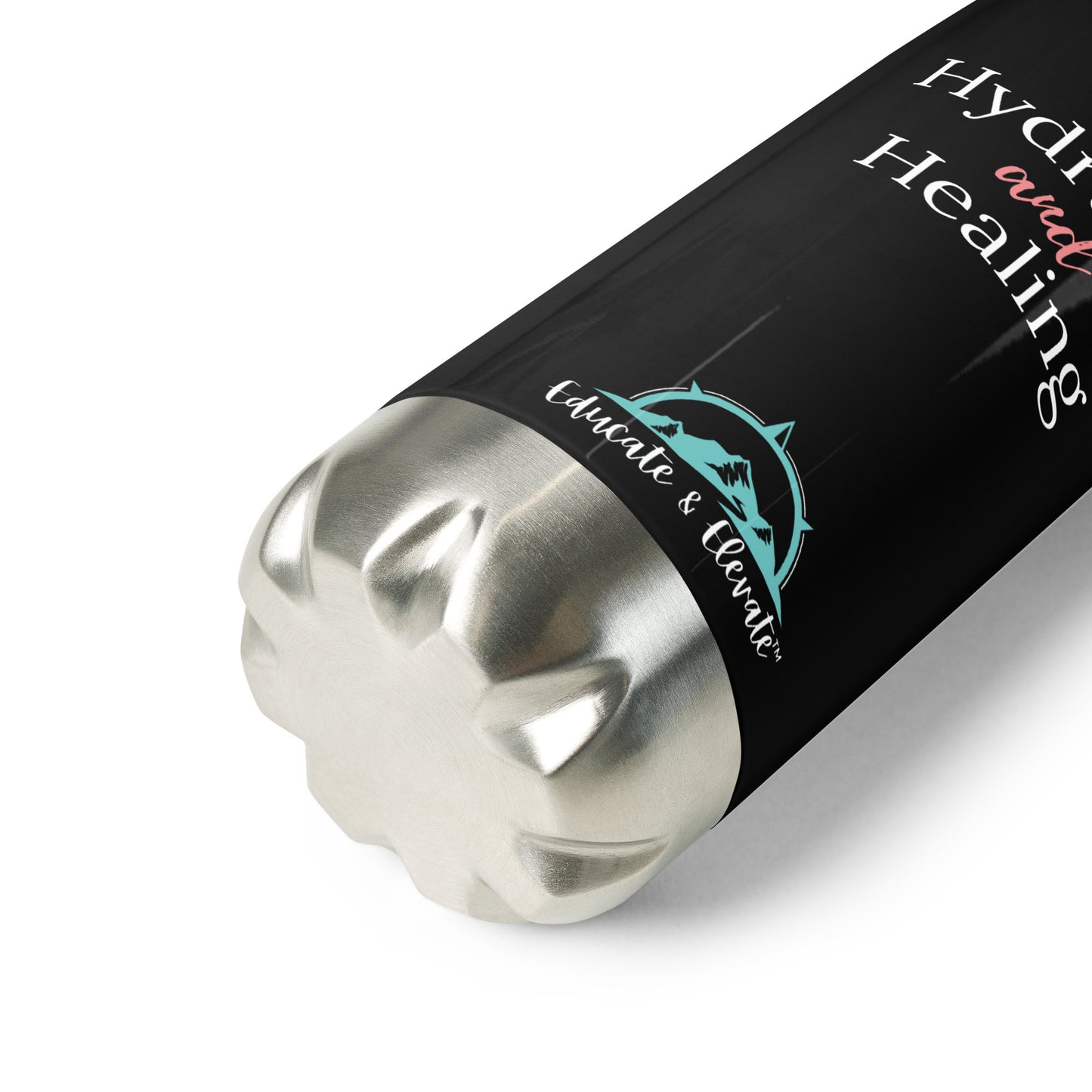Hydrated and Healing Stainless Steel Water Bottle