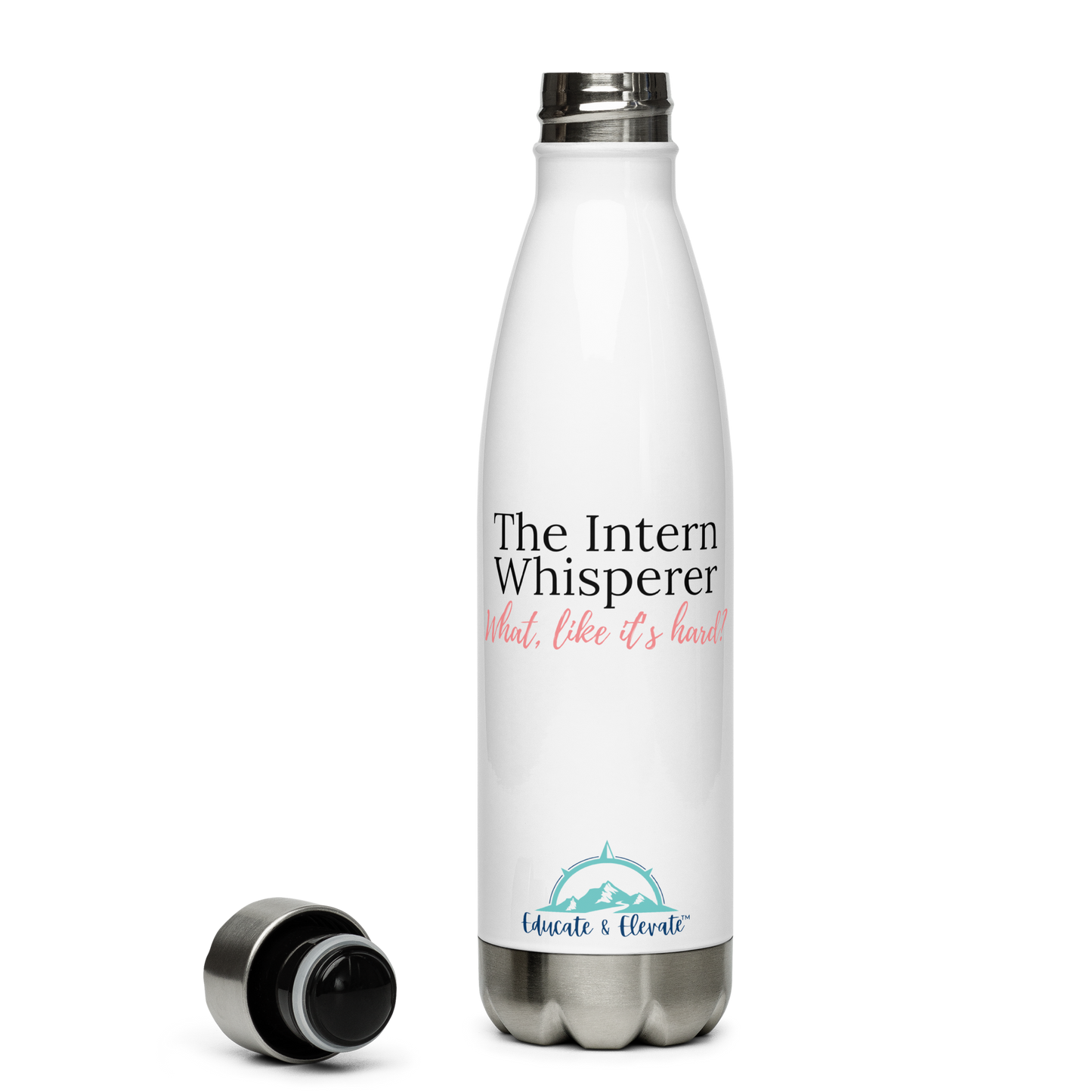 The Intern Whisperer Stainless Steel Water Bottle