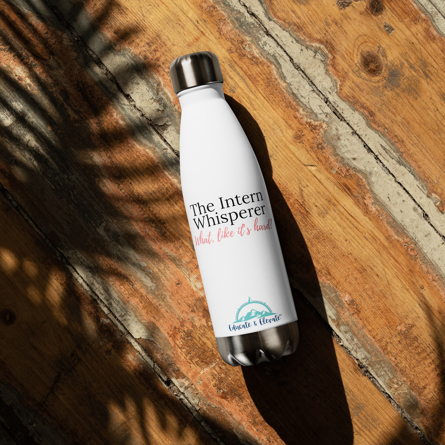 The Intern Whisperer Stainless Steel Water Bottle
