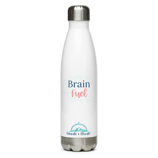 Brain Fuel Stainless Steel Water Bottle
