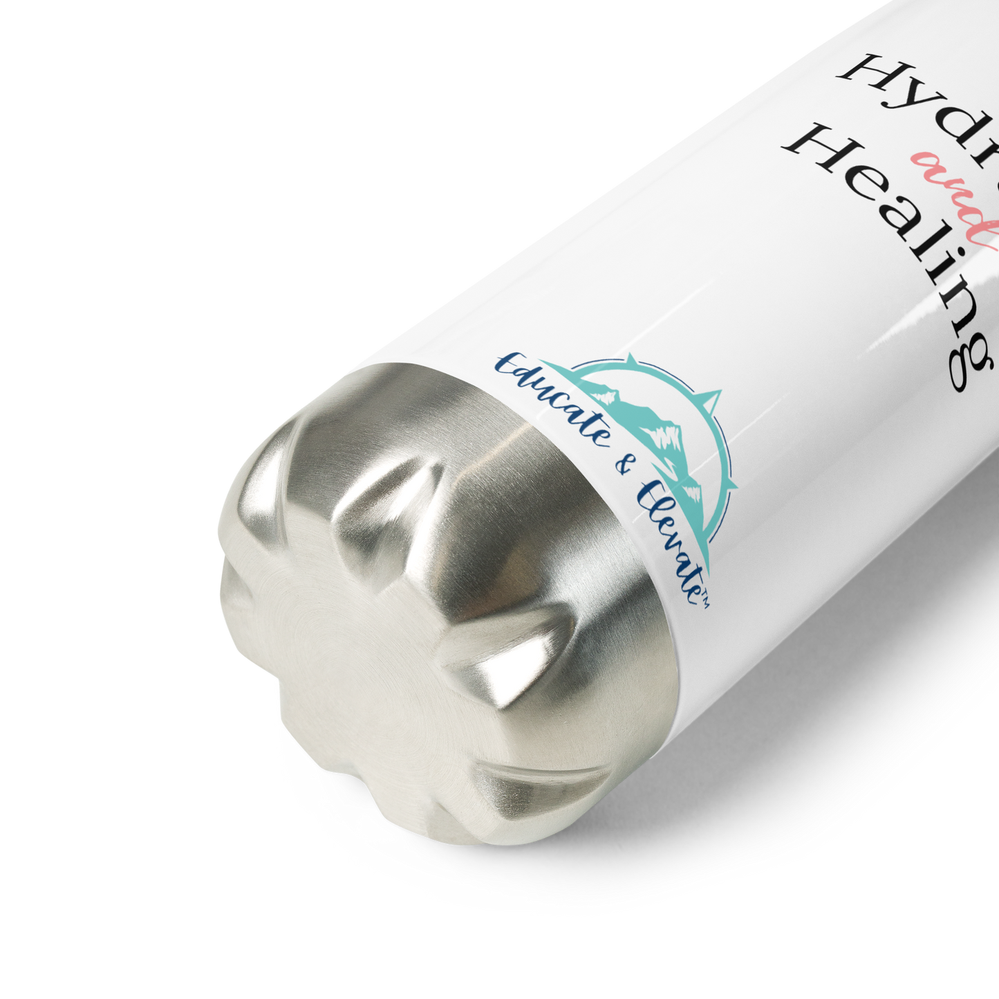 Hydrated and Healing Stainless Steel Water Bottle